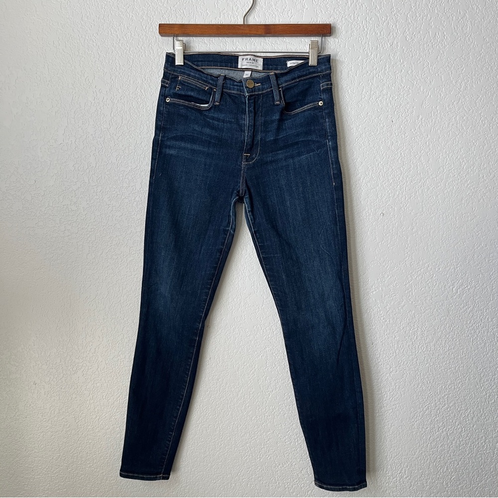 Frame Denim Le High Skinny Crop Jeans